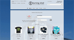 Desktop Screenshot of burningshed.com